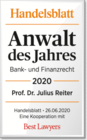 Julius Reiter Bestlawers Anwalt des Jahres 2020